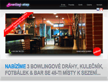 Tablet Screenshot of bowling-step.cz